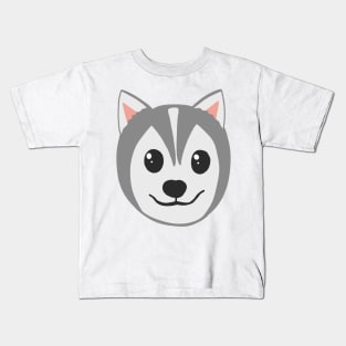 Husky head Kids T-Shirt